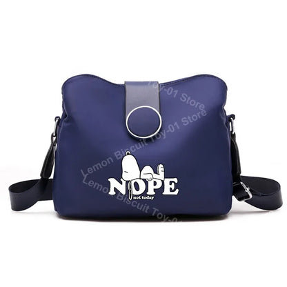 Snoopy Backpack Crossbody Nylon Shoulder Bag Licensed