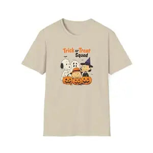 Graphic Halloween Costume Tee Trick Or Treat Snoopy Shirt