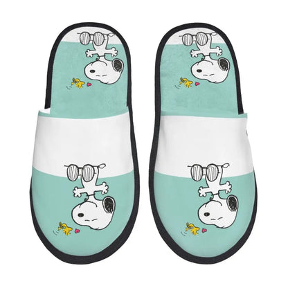 Memory Foam Cartoon Slippers Women Indoor Snoopy Slippers