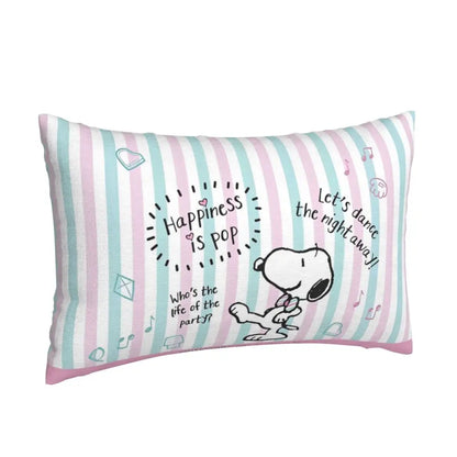 Cute Pillowcase 18in Square Red Snoopy Pillow