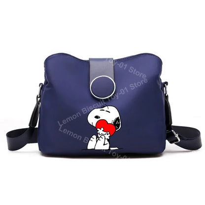 Snoopy Backpack Crossbody Nylon Shoulder Bag Licensed