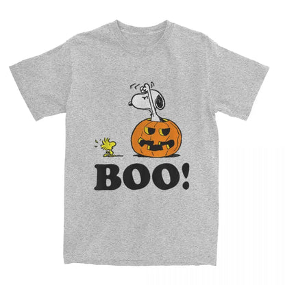 Peanuts Halloween Boo Cotton T Shirt Snoopy Shirt