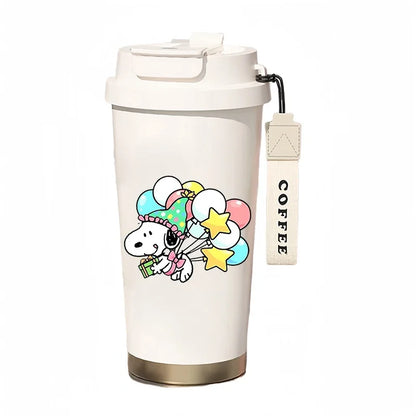 500ml Thermos Bottle Portable Snoopy Cup