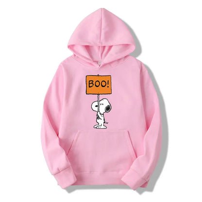 Hooded Boo Hoodie Casual Snoopy Hoodie