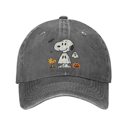 Halloween Pumpkin Baseball Cap Trucker Snoopy Hat