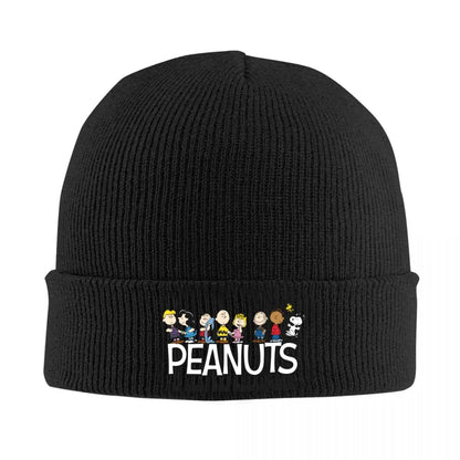 Peanuts Winter Knit Beanie Cotton Snoopy Hat