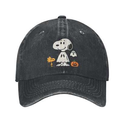 Halloween Pumpkin Baseball Cap Trucker Snoopy Hat