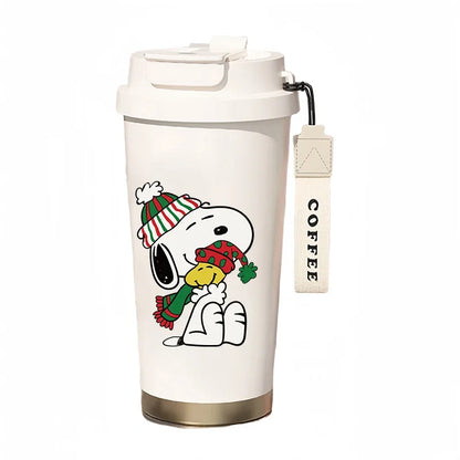 500ml Thermos Bottle Portable Snoopy Cup