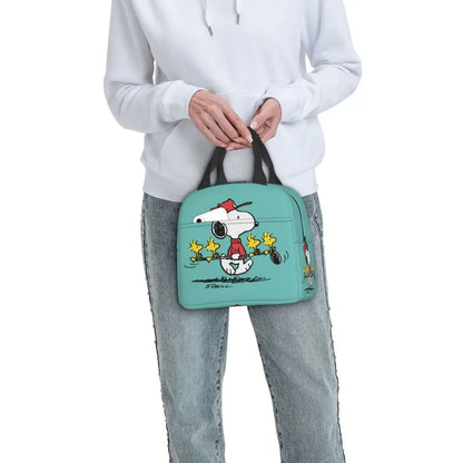 Snoopy Backpack Halloween Insulated Lunch Bag 22x20x13cm