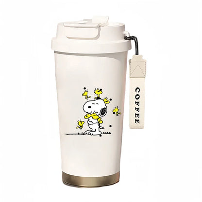 500ml Thermos Bottle Portable Snoopy Cup