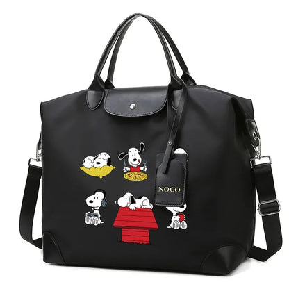 Snoopy Backpack Large Anime Travel Bag For Women 41x16x33cm