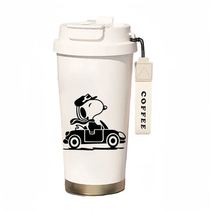 500ml Thermos Bottle Portable Snoopy Cup
