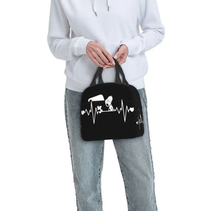 Snoopy Backpack Halloween Insulated Lunch Bag 22x20x13cm