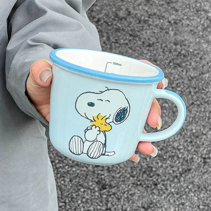 Couple Coffee Mugs Snoopy Cup