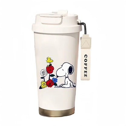500ml Thermos Bottle Portable Snoopy Cup