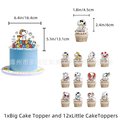 Party Themed Disposable Plates and Cups Snoopy Cup