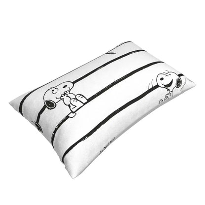 Cute Pillowcase 18in Square Red Snoopy Pillow