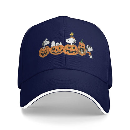 Halloween Pumpkin Cap Baseball Sun Snoopy Hat