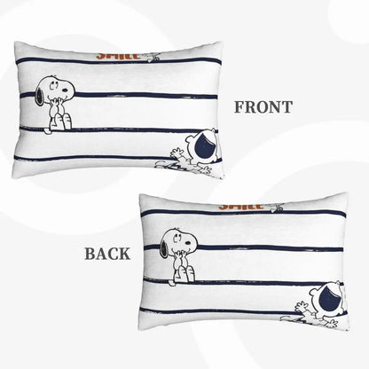 Cute Pillowcase 18in Square Red Snoopy Pillow