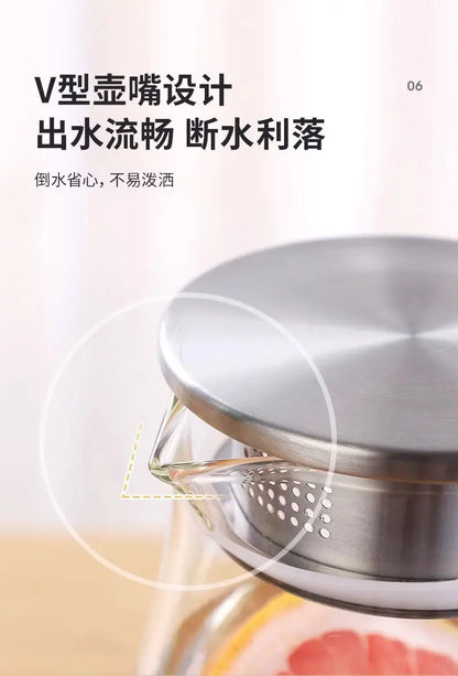 1500 ml Glass Water Jug Snoopy Cup