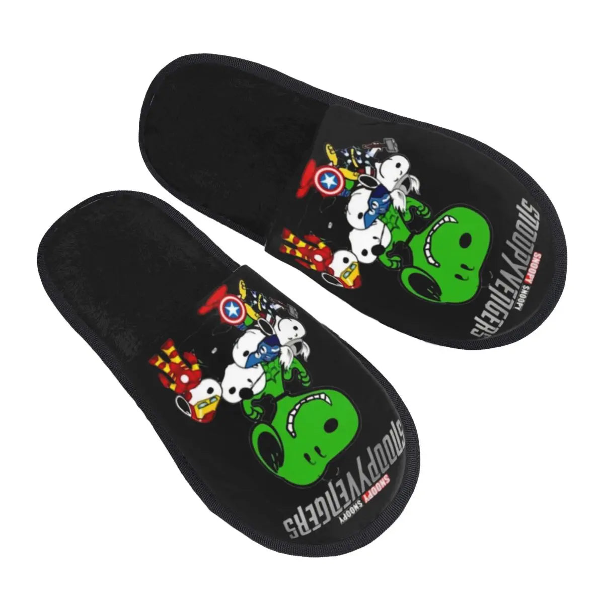 Memory Foam Women Slippers Four Leaf Clover Snoopy Slippers