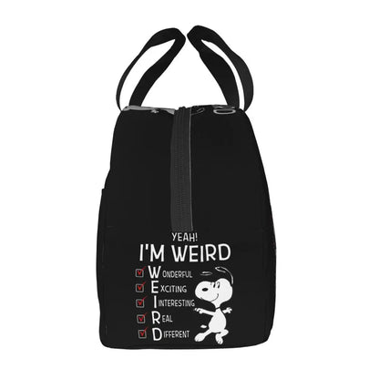 Snoopy Backpack Halloween Insulated Lunch Bag 22x20x13cm