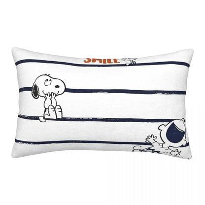 Cute Pillowcase 18in Square Red Snoopy Pillow
