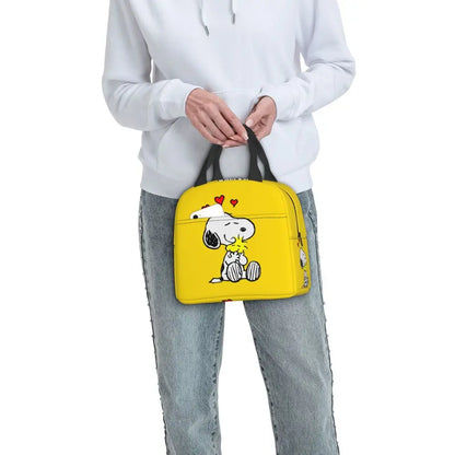 Snoopy Backpack Halloween Insulated Lunch Bag 22x20x13cm