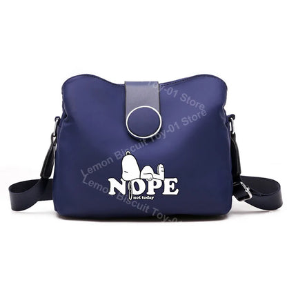 Snoopy Backpack Crossbody Nylon Shoulder Bag Licensed