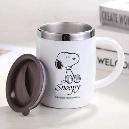 420ml Stainless Steel Mug for Men and Women Snoopy Cup