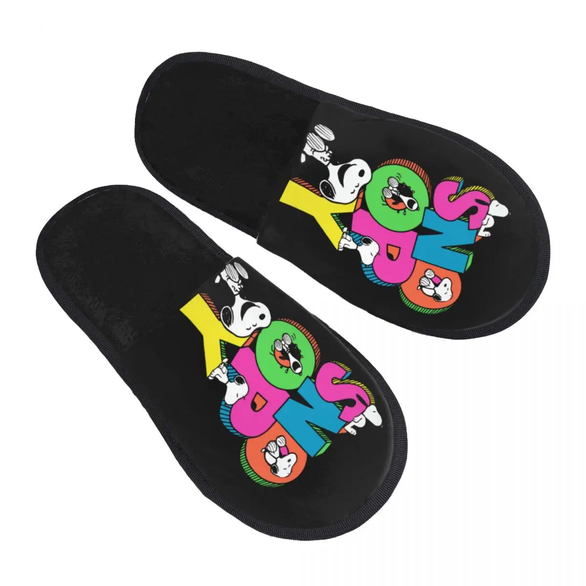 Memory Foam Women Slippers Four Leaf Clover Snoopy Slippers