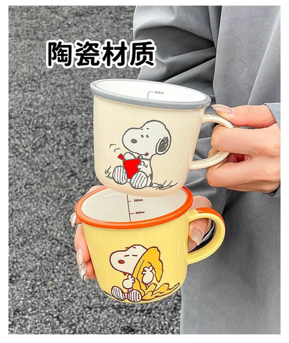 Couple Coffee Mugs Snoopy Cup