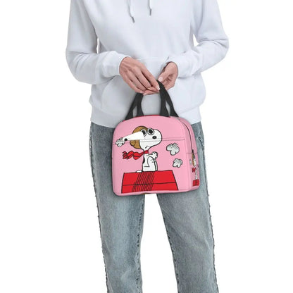 Snoopy Backpack Halloween Insulated Lunch Bag 22x20x13cm