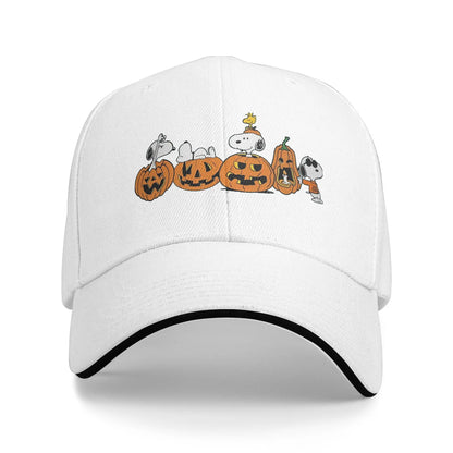Halloween Pumpkin Cap Baseball Sun Snoopy Hat