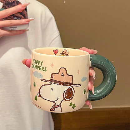 460ML Graduation Ceramic Mug Snoopy Cup