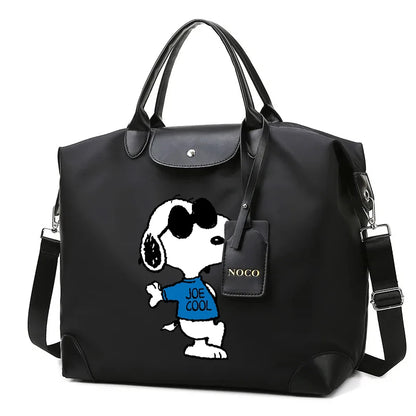 Snoopy Backpack Large Anime Travel Bag For Women 41x16x33cm