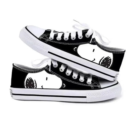 Womens Casual Low Sneakers Non Slip Lightweight Snoopy Shoes