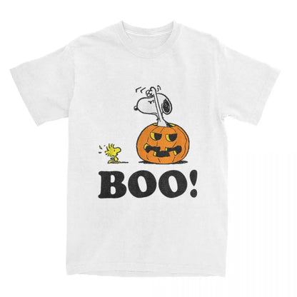 Peanuts Halloween Boo Cotton T Shirt Snoopy Shirt