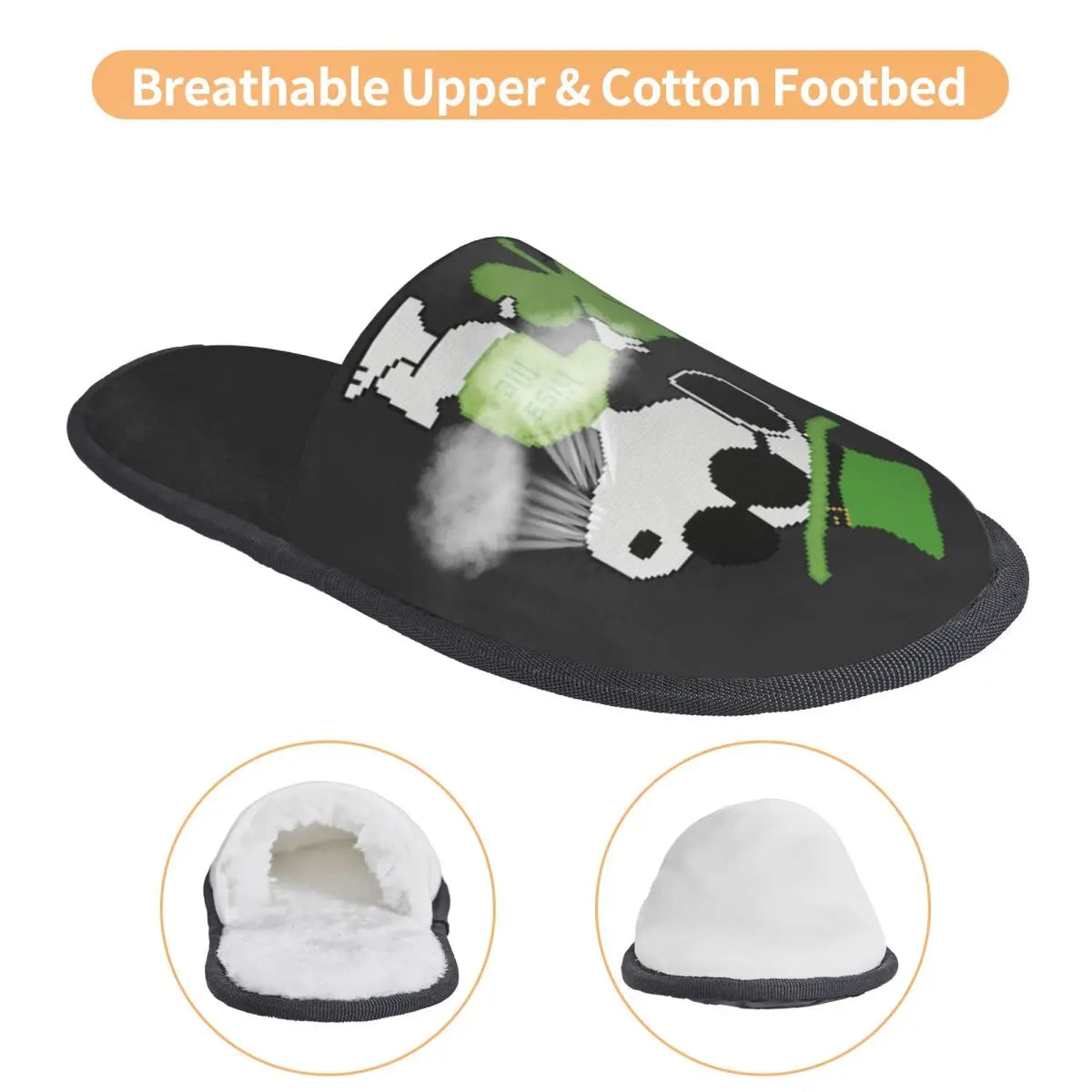 Memory Foam Women Slippers Four Leaf Clover Snoopy Slippers