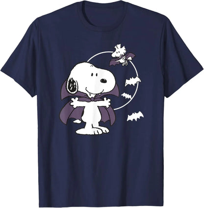 Halloween Vampire Tee Cotton Snoopy Shirt